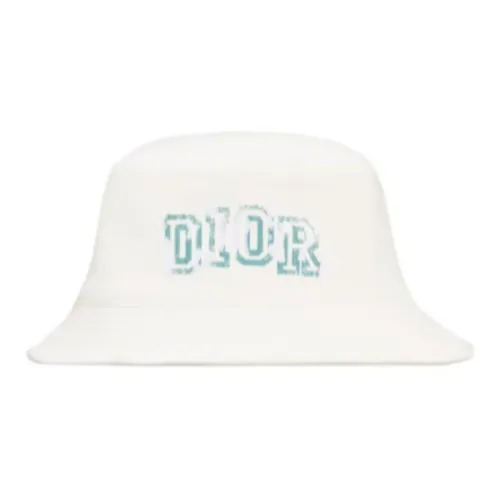 DIOR Cotton Bucket Hats Kids' Ivory