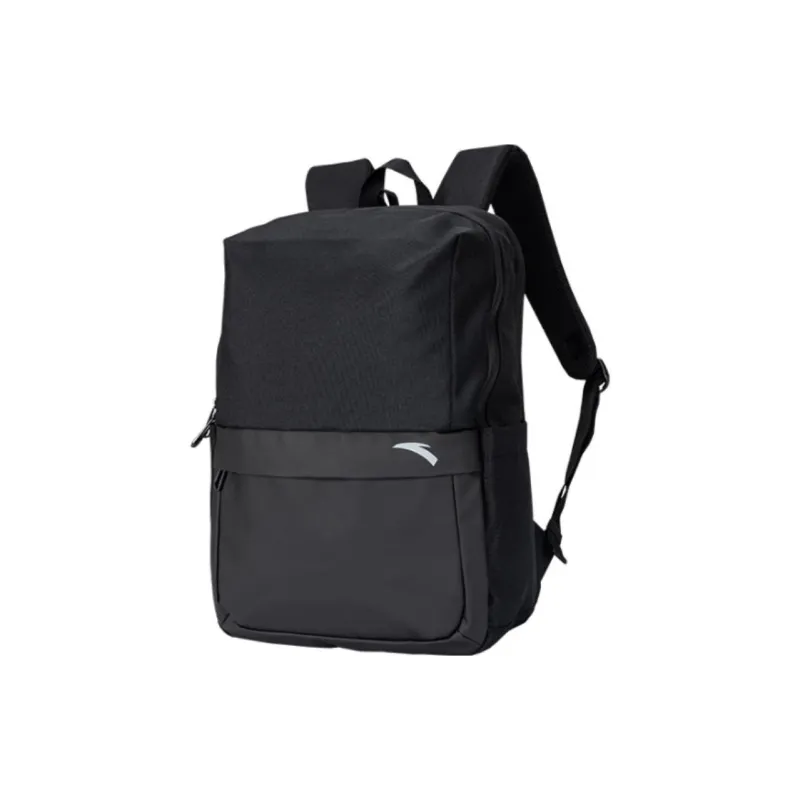 Anta Variety Training Collection Fabric Backpack Regular Unisex Black/Light Purple/Rifle Green-6