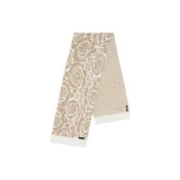 VERSACE Barocco Jacquard Wool Scarf
