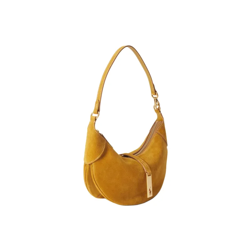 Polo Ralph Lauren Mini Polo ID Suede Shoulder Bag-1