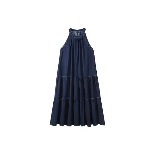 JOSR Sleeveless Dresses Women's Blue