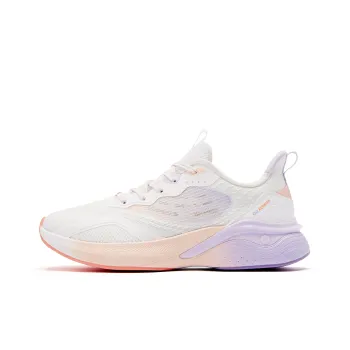 QIAODAN Boundless 5.0 Cushioning Rebound Low Top Running Shoes Women's Pink Purple
