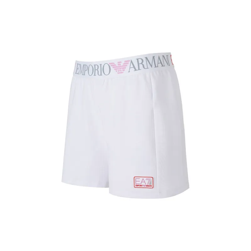 EMPORIO ARMANI EA7 SS24 Casual Shorts Women's White-2