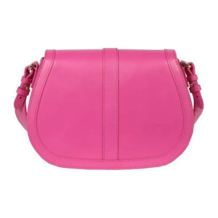 FANSIZHE Greca Goddess Leather Crossbody Bag Shoulder Bag Women's Pink-4