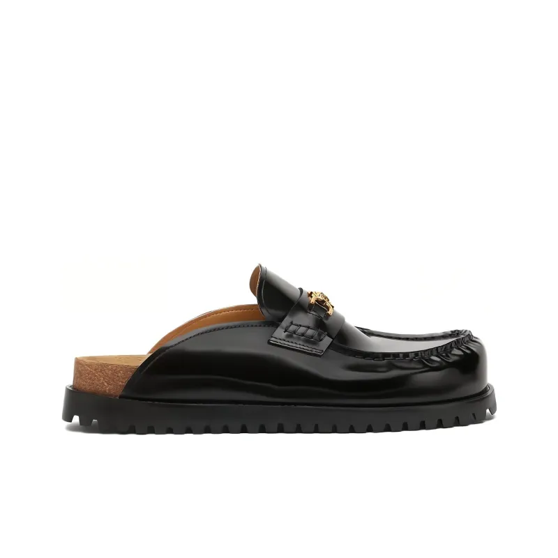 VERSACE Medusa '95 Leather Mules-1
