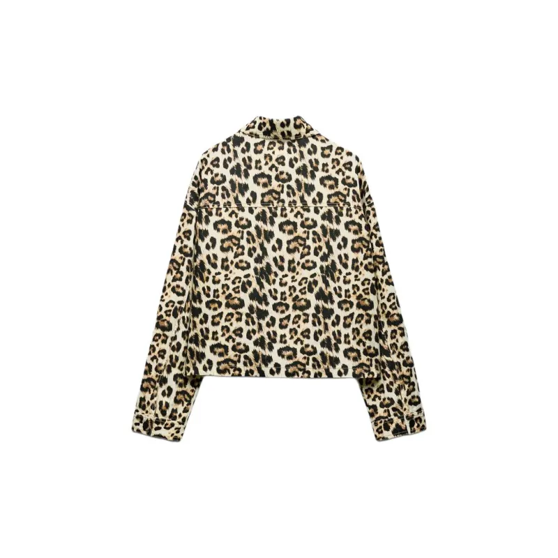 ZARA Jackets & Coats Women's Leopard Print-1