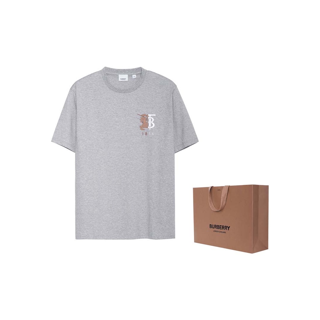 Tシャツ・カットソー Burberry FW25 Embroidered poplin shirt (8070582 A7028) Men's Designer Shirts | Burberry®️ Official