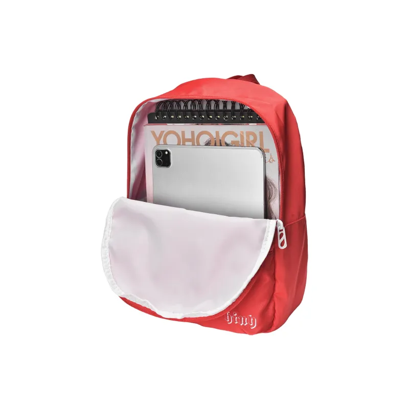 HINY Polyester Kids' Backpack, Mini Small Bag Unisex Red-3