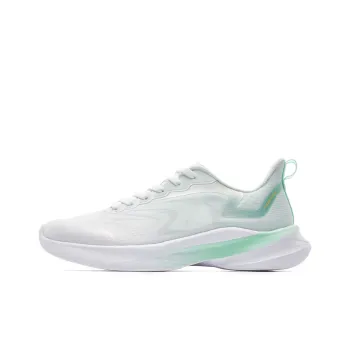 QIAODAN Light Speed 3.0 Wear resistant And Lightweight Low Top Running Shoes Men's White Green Yellow