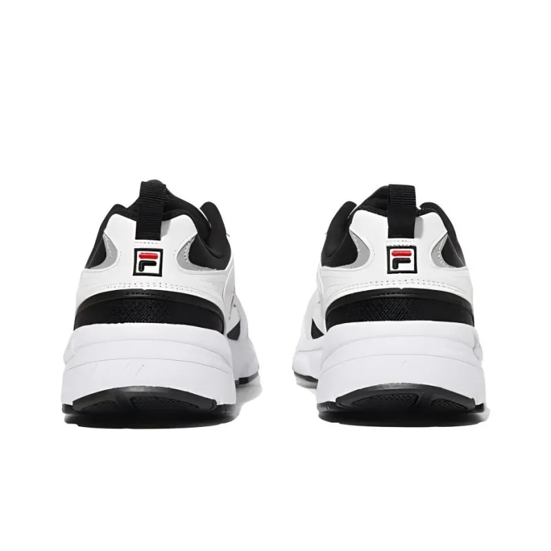 FILA Taurus V3 Anti Slip Wear Resistant Low Top Chunky Sneakers Unisex White-3