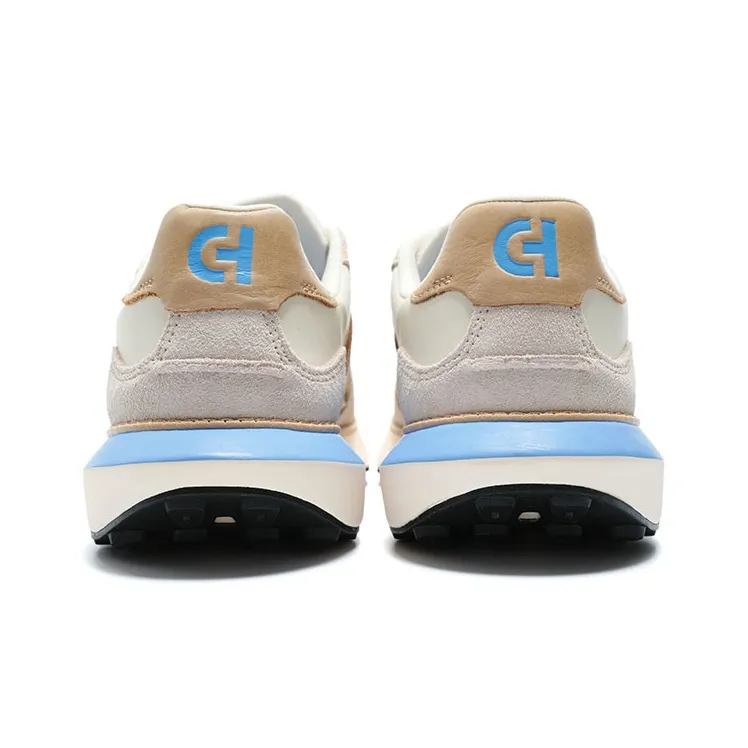 COLE HAAN Cushioned Wear Resistant Breathable Lightweight Low Top Running Shoes Men's Khaki-4