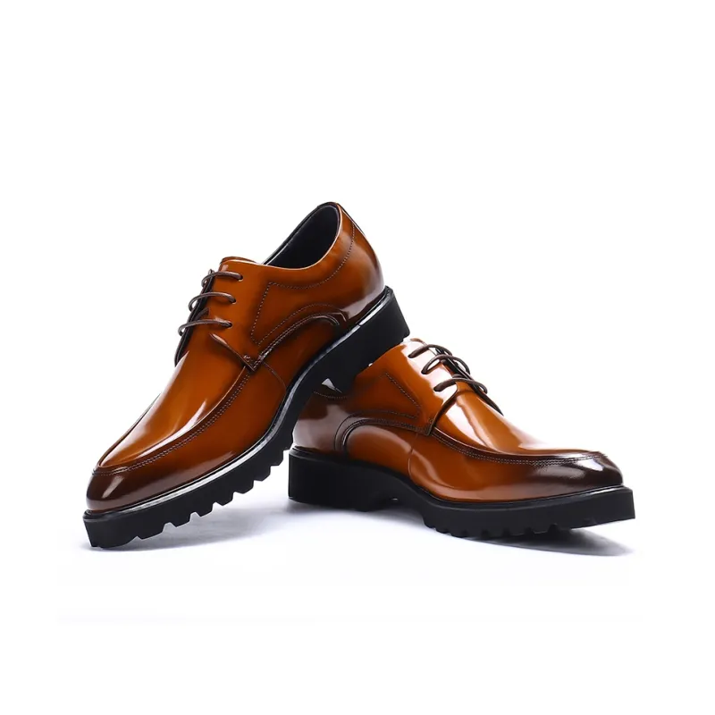 ASTON M.JAZZ Dress Shoes Men Low Top Black/Brown/Coffee-4