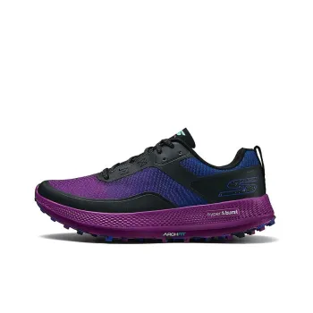 Skechers GO RUN Anti Slip Wear Resistant Low Top Casual Running Shoes Women's Purple Blue