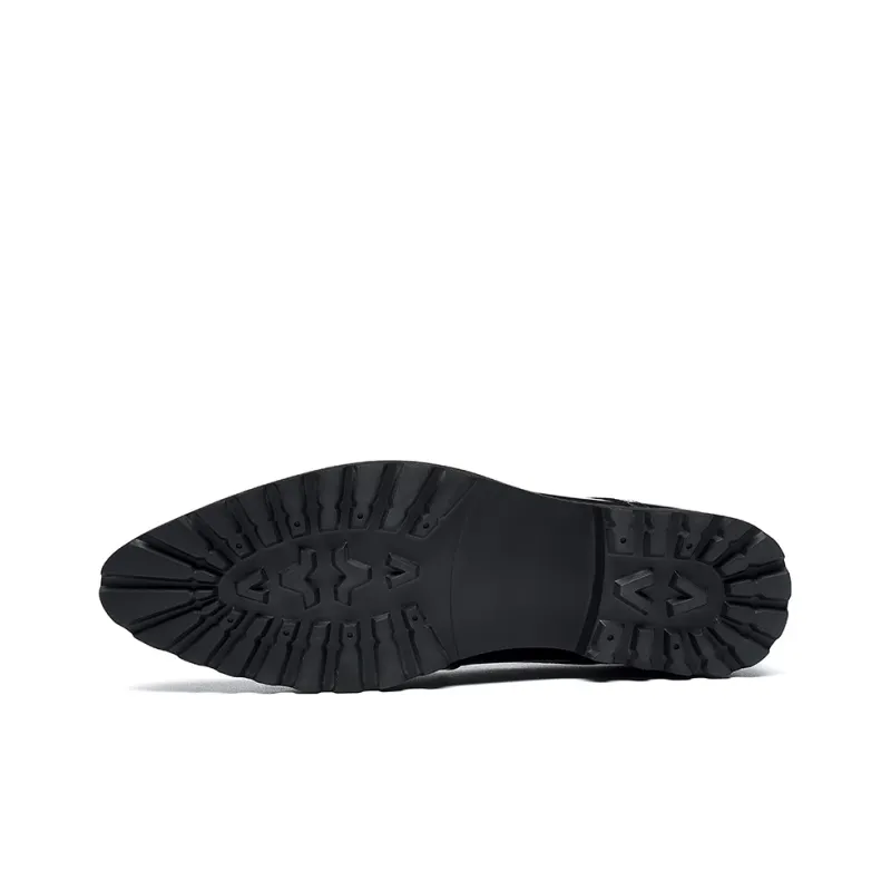 ASTON M.JAZZ Dress Shoes Men Low Top Black/Brown/Coffee-21