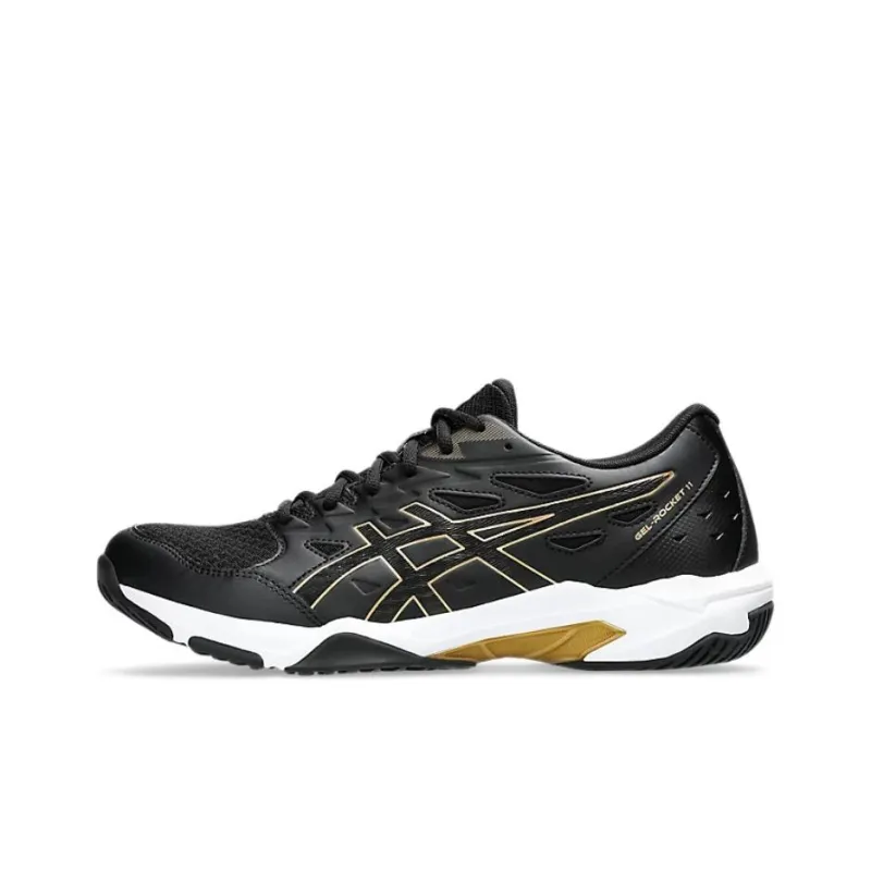 Asics Gel Rocket 11 Black Pure Gold-0
