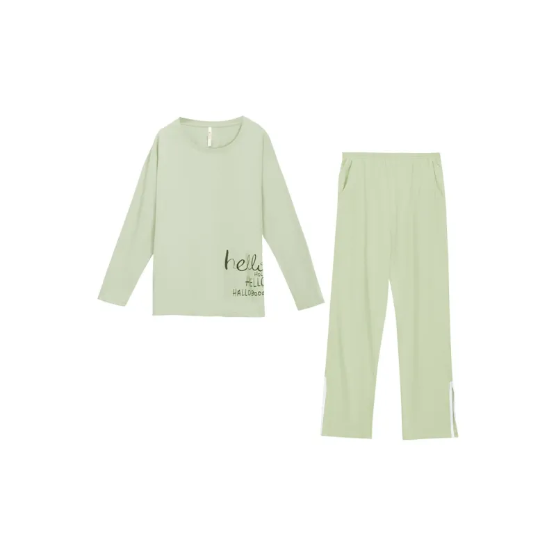 Red Beans At Home Pajama Set Women's-0
