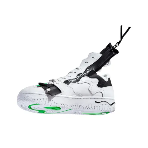 MSCHF Skateboard Shoes Unisex Low-Top White/Green