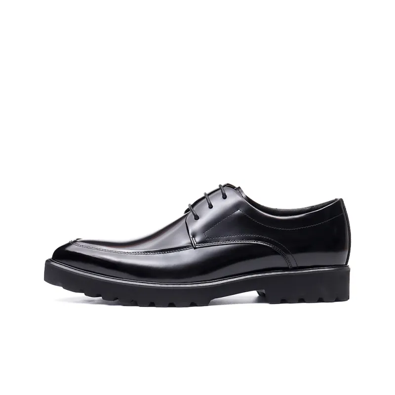 ASTON M.JAZZ Dress Shoes Men Low Top Black/Brown/Coffee-8