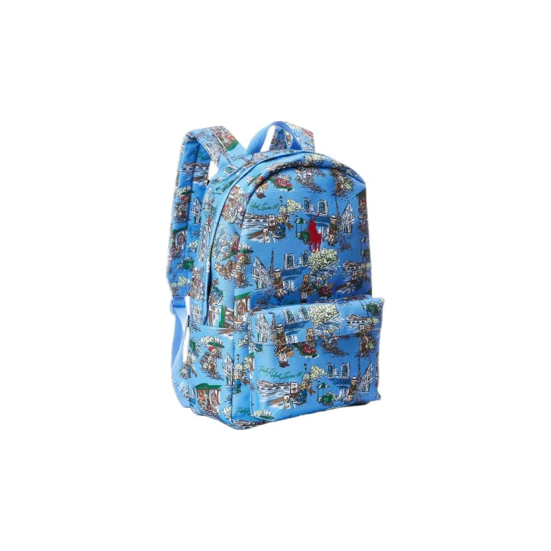 Polo Ralph Lauren Fabric Backpack Kids' Blue & Multicolor-1