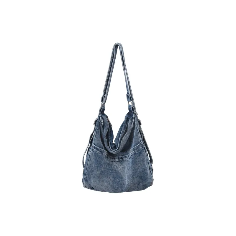 OUZIHUANG Denim Crossbody Bag, Shoulder Bag Regular Unisex Black/Light Blue/Dark Blue/Vintage Blue-29