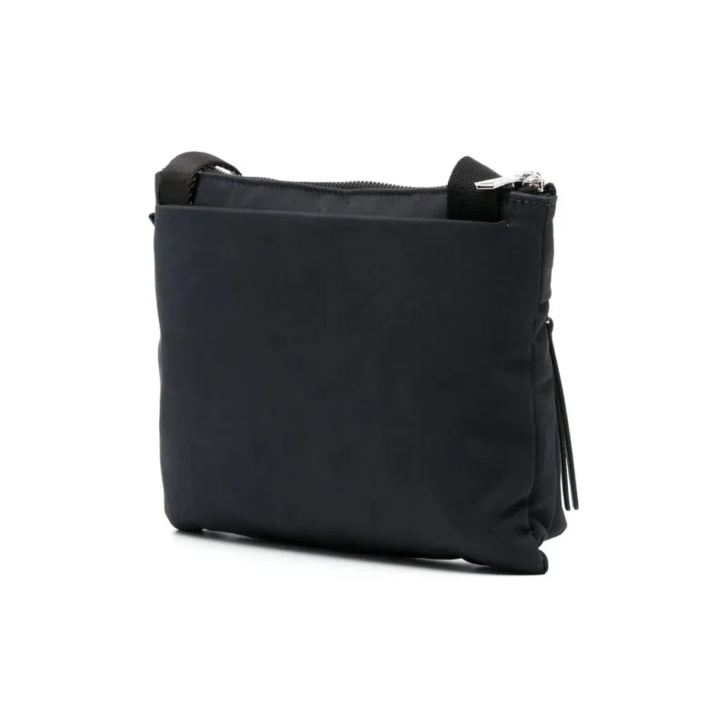 Paul Smith Cotton With Polyamide And Leather Messenger Bag Shoulder Bag Crossbody Bag Unisex Navy-1