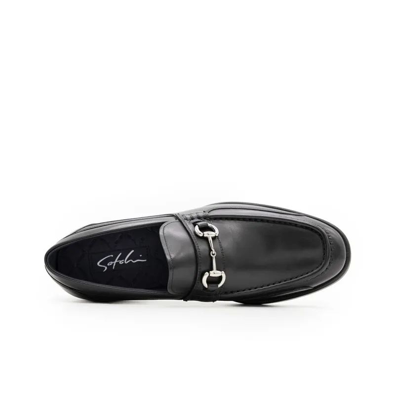Satchi Slip on, Dress Shoes Men's Black-3