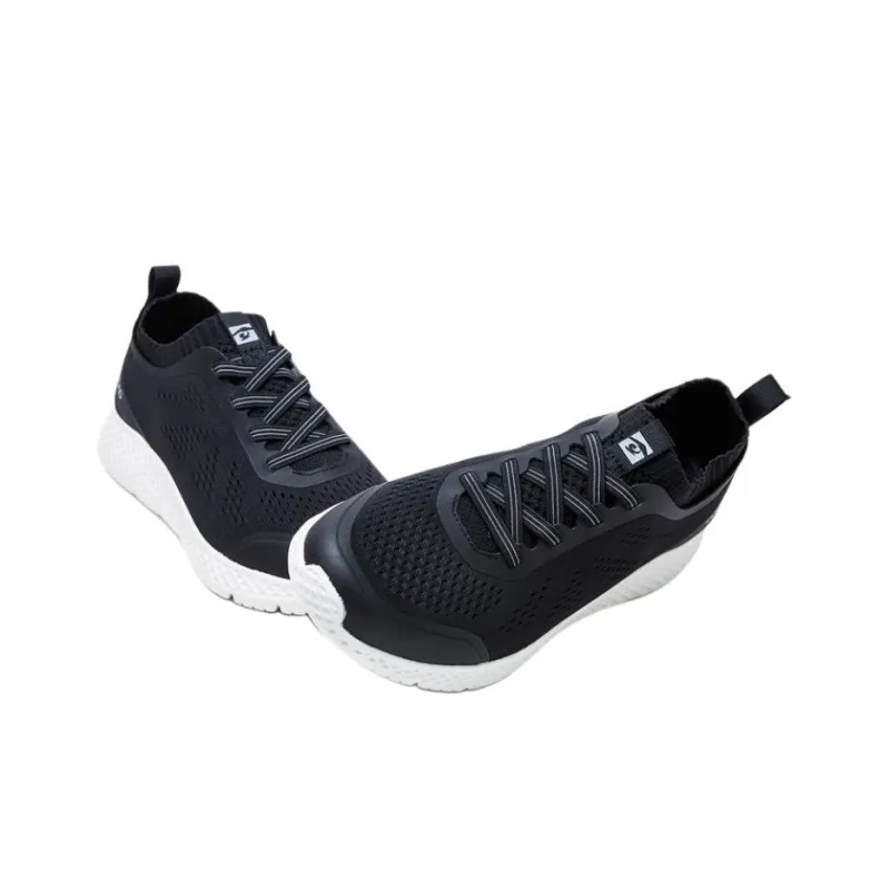 TOREAD Slip-Resistant Breathable Lightweight Low-Top Casual Running Shoes Women's Black White-2