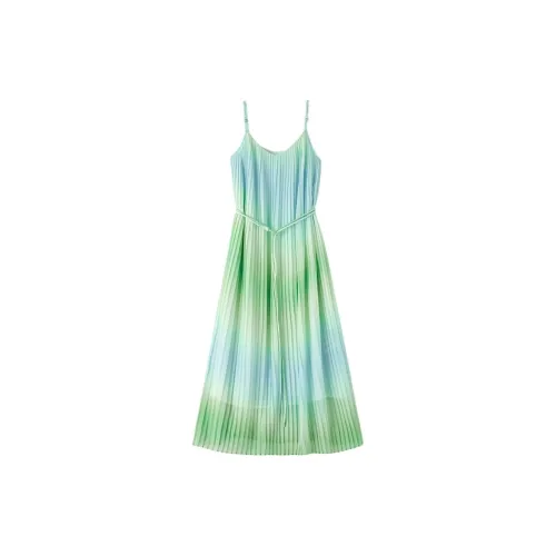 H'S Slip Dresses Women's Blue Base Multicolor