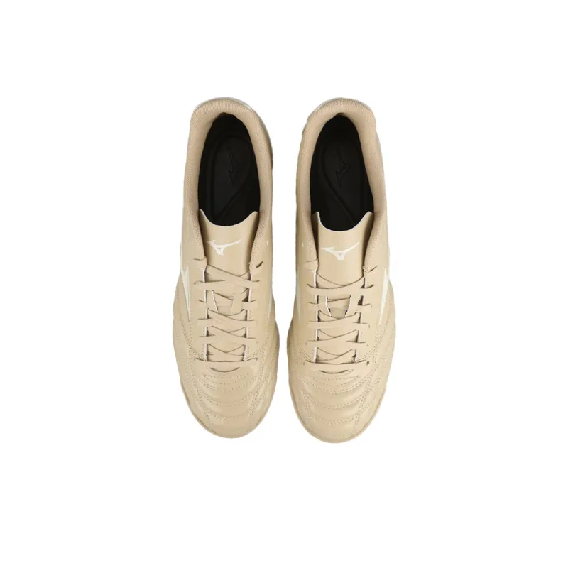Mizuno Folgado Cushioned Slip Resistant Soccer Shoes Men's Coffee White-3