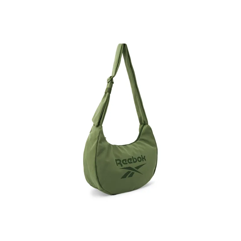 Reebok Fabric Crescent Moon Bag Shoulder Bag Medium Size Unisex Burgundy/Apricot/Matcha/Fuchsia/Black-15