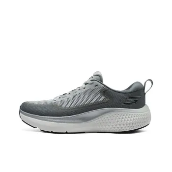 Skechers MEN'S GO Anti-Slip Wear-Resistant Low-Top Casual Running Shoes Men's Gray White