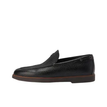 Giuseppe Zanotti The Maui Logo plaque Leather Loafers