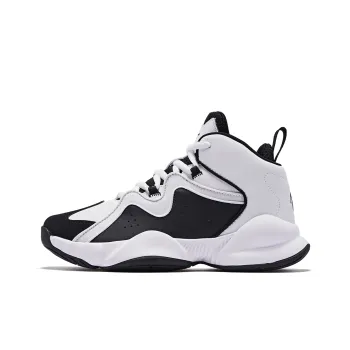 QIAODAN Cushioning Anti Slip Wear Resistant Breathability Basketball Shoes Women's White Black