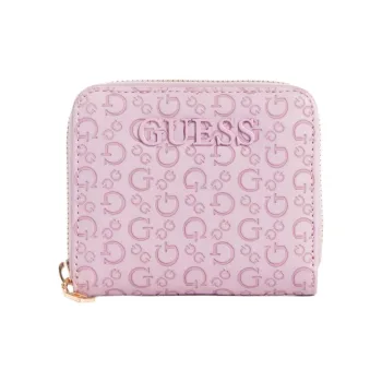 GUESS Faux Leather Wallet Women's Purple