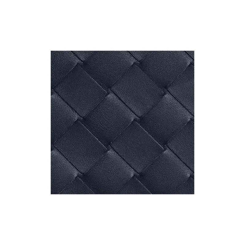 Bottega Veneta Calfskin Wallet Men's Space Blue & Green-3