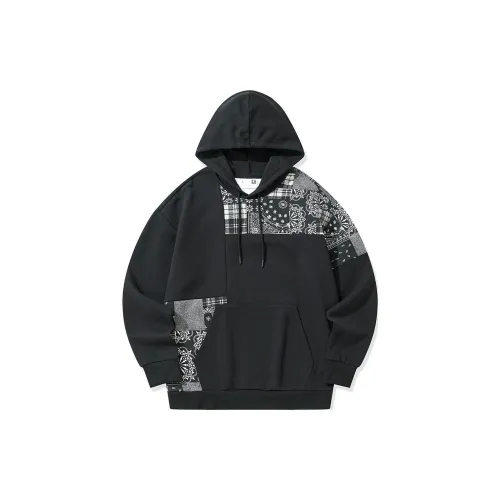 QIAODAN Sweatshirts Men Black/Black Gray Print