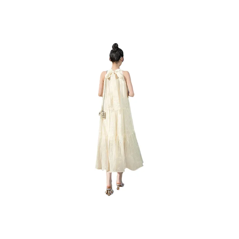 Cypress House Sleeveless Dress Women's Apricot-0