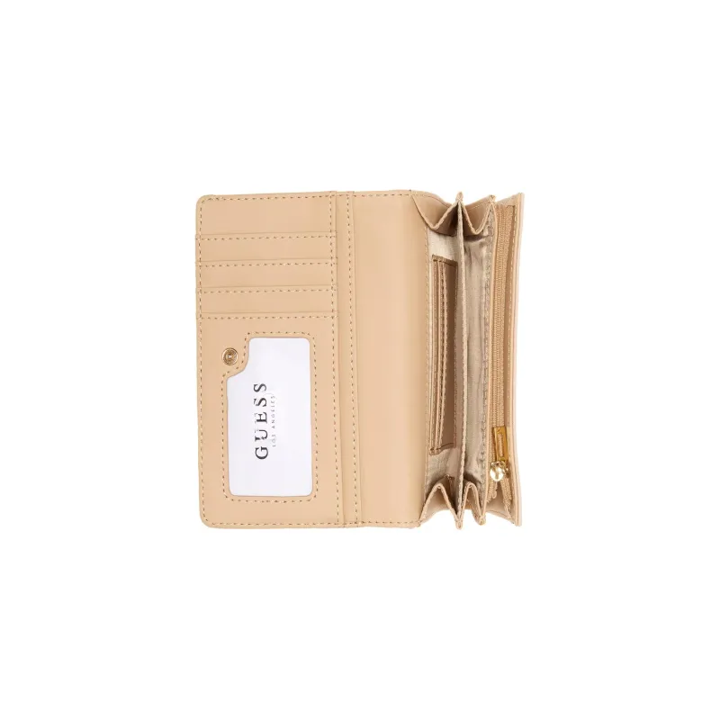 GUESS Artificial Leather Cell Phone Pouch Clutch Women's Brown-2