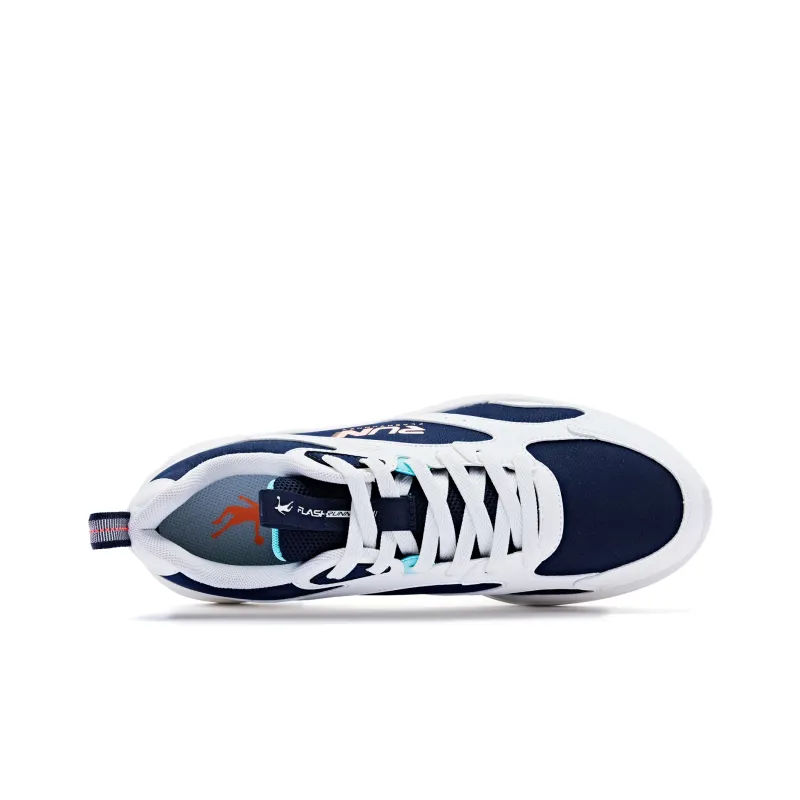 QIAODAN Cushioning Breathable Low-Top Running Shoes Men's Nova Blue-3