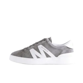 Moncler Monaco Low Top Skateboard Shoes Men's Gray