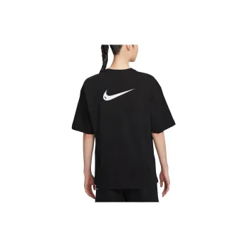 Nike Women'ss Sportswear Swoosh Oversized T-shirt Black