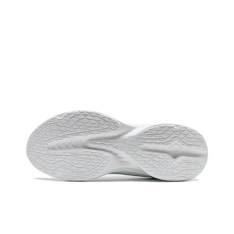 XTEP Breathable And Resilient Low Top Running Shoes Men's White Green Blue-5