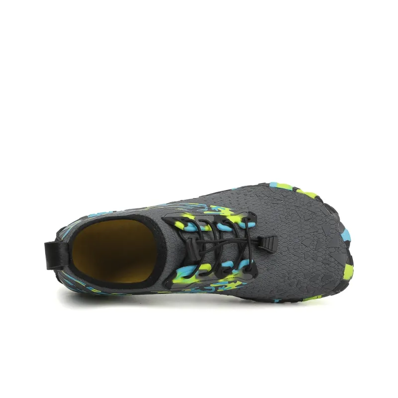 GESENLANG Slip Resistant Breathable Quick Dry River Trekking Shoes Men's Dark Gray-2