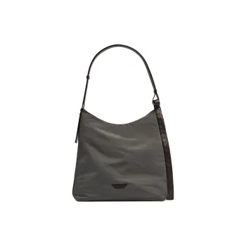 Bottega Veneta Nylon Hobo Bag, Handbag, Shoulder Bag Men's Light Graphite
