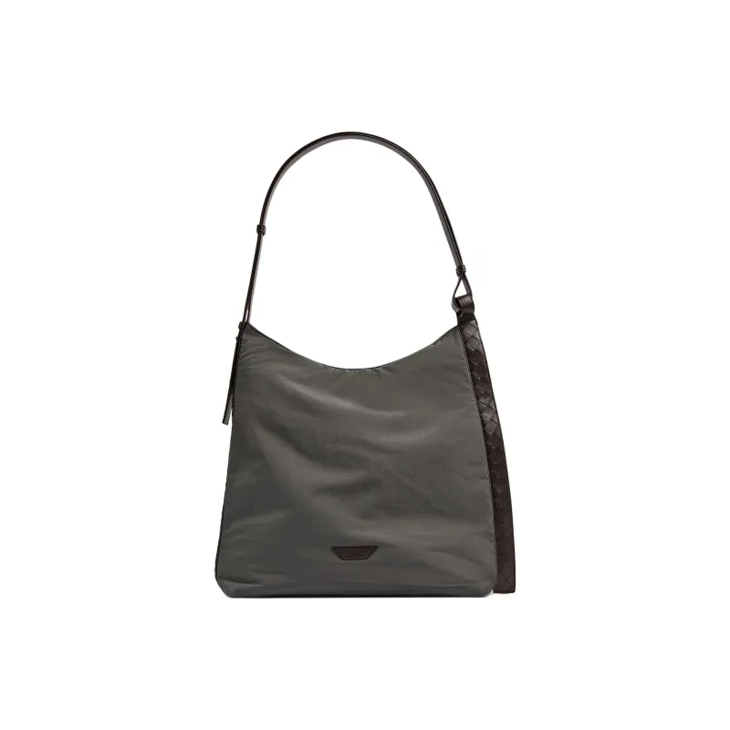 Bottega Veneta Nylon Hobo Bag, Handbag, Shoulder Bag Men's Light Graphite-0