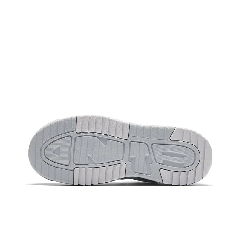 Anta Egg Baby Shoes 2.0 Height Increasing Lightweight Low Top Skateboard Shoes Women's Pure White-4