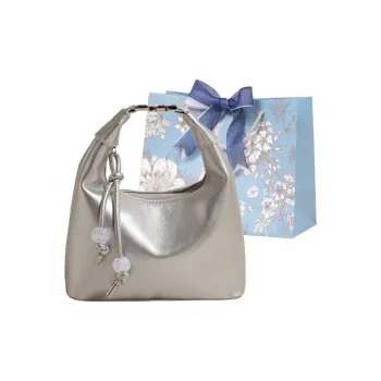 REDOO PU Shoulder Bag Women's Silver/Pearl Pink/Pearl White/Blue/Black