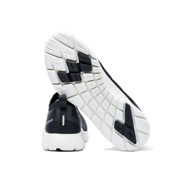 TOREAD Slip-Resistant Breathable Lightweight Low-Top Casual Running Shoes Women's Black White-4