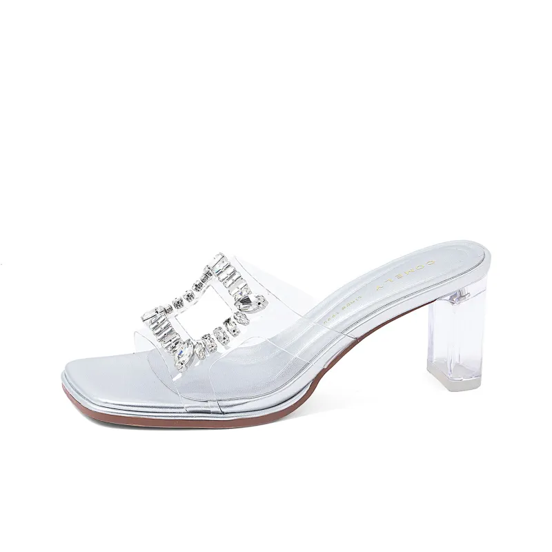 COMELY Rubber Sole Slip Resistant Slide Slippers Women's-6
