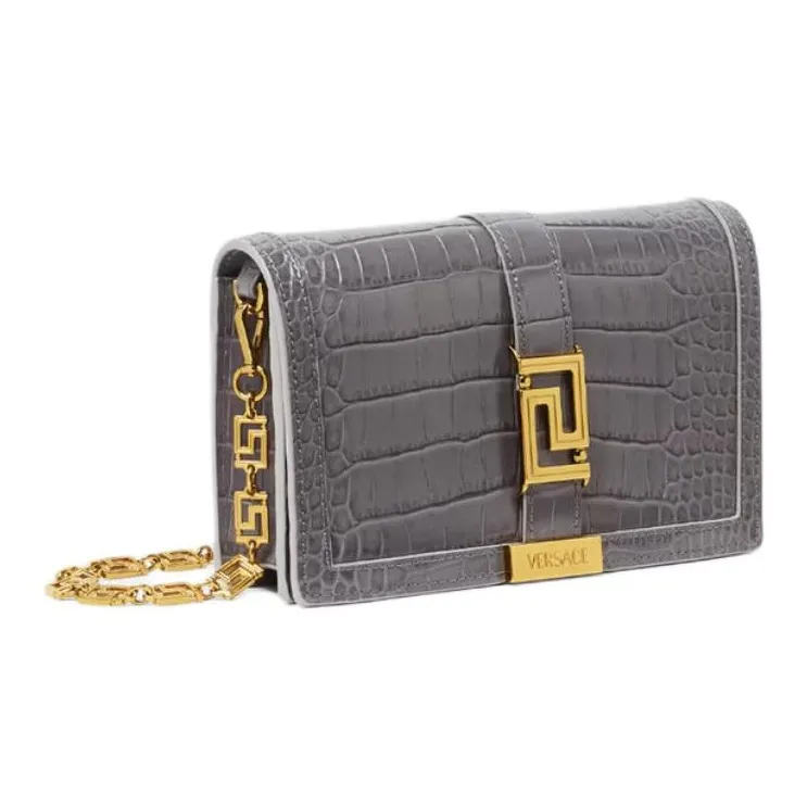 FANSIZHE Calfskin Crossbody Bag Shoulder Bag Women's Gray-1